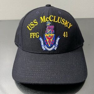 The Corps FFG 41 USS McClusky Blue Adjustable Baseball Cap Hat